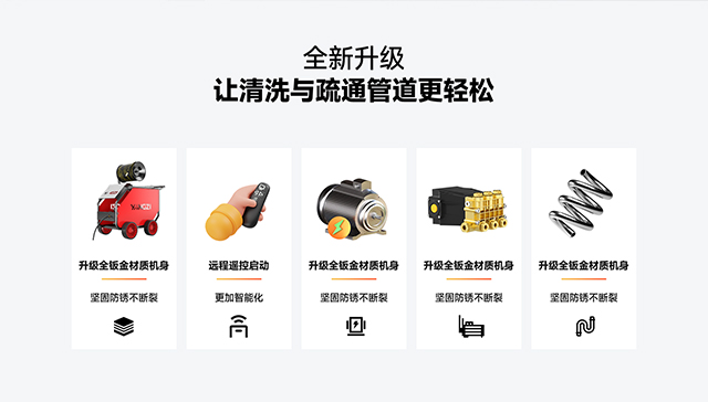 揚(yáng)子管道疏通機(jī)全新升級五大賣點(diǎn)