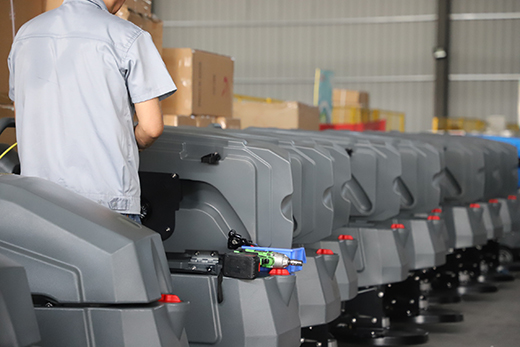 揚(yáng)子清潔設(shè)備工廠(chǎng)洗地機(jī)廠(chǎng)房展示