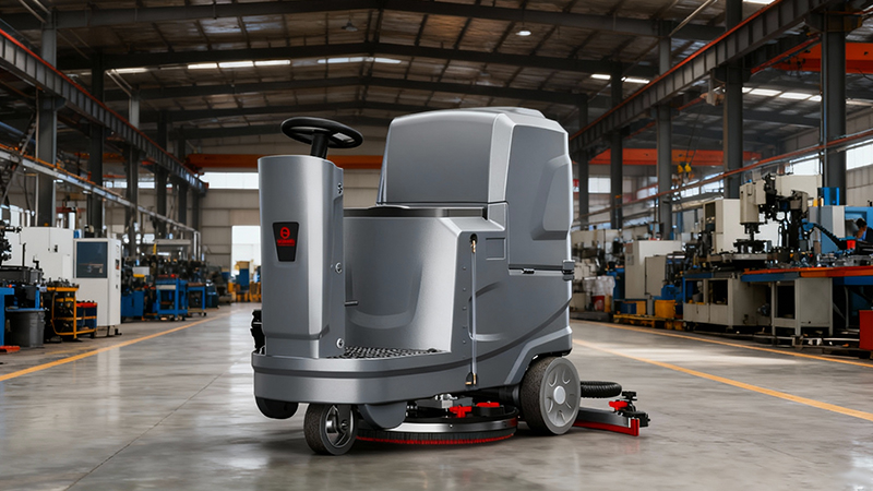 油污克星·碎屑終結(jié)者：工業(yè)洗地機如何讓機械加工車間清潔效率提升8倍